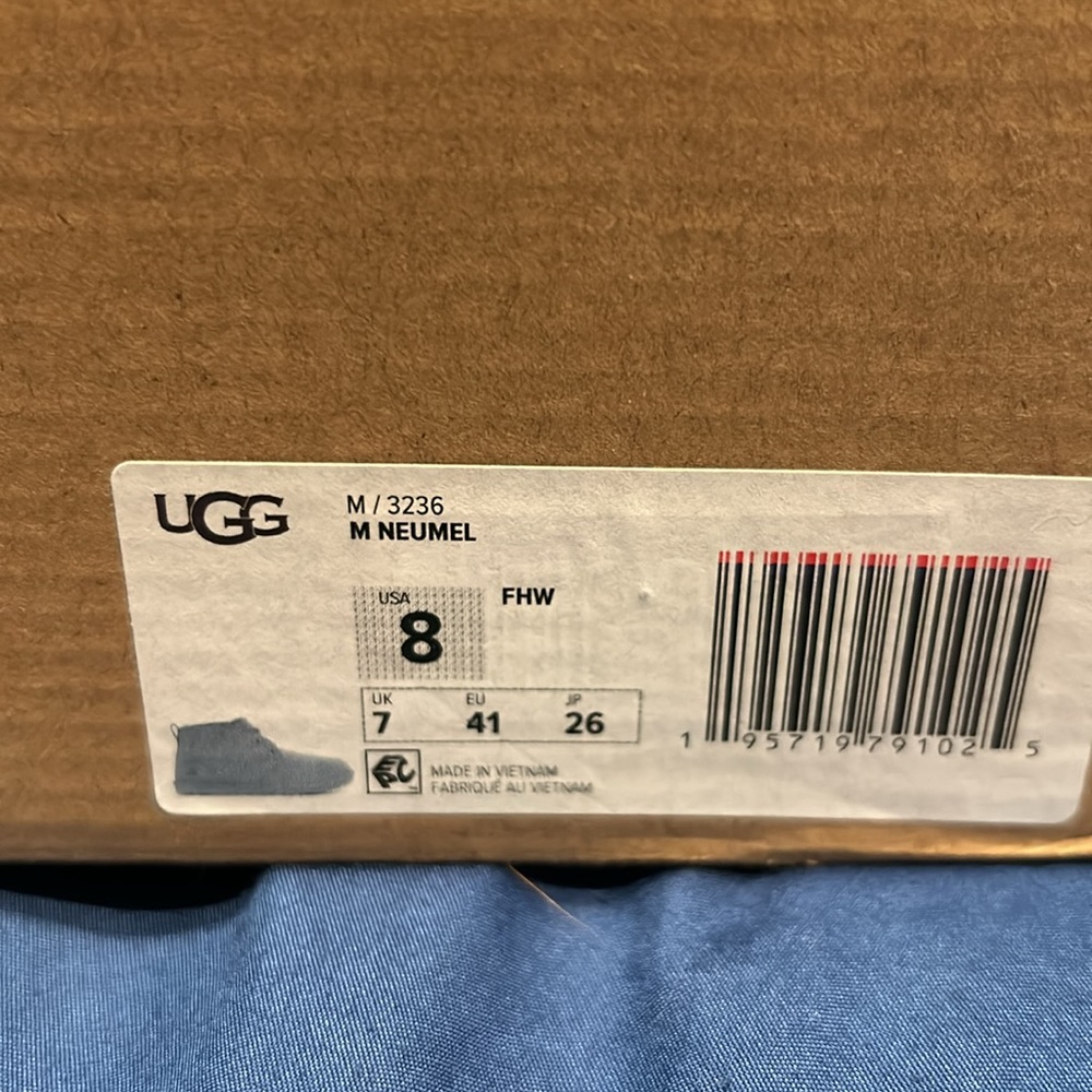UGG- Neumel, blue, 8 Men QS - Picture 5 of 5